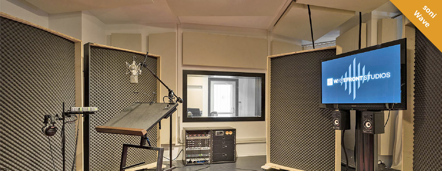 Studio d'enregistrement design à domicile avec traitement acoustique